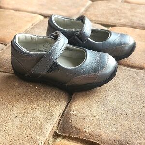 Pediped Bianca Flex Shoes for Walkers in Silver EU 22